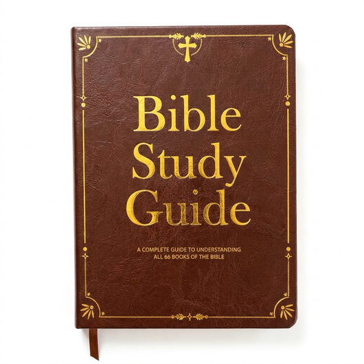 Bible Study Guide to Easy Understand 66 Books, with Life Application & Reflection Notes for Women & Men – Beginner-Friendly Study of All 66 Books | Premium Lay-Flat Hardcover Devotional Journal